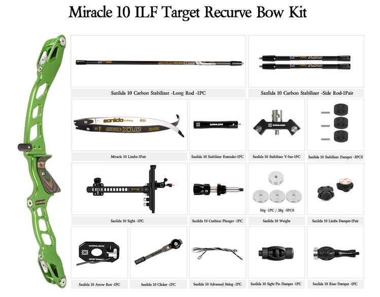 MIRACLE 10 ADVANCED RECURVE PACKAGE