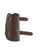 Buck Trail Traditional Armguard Tribal 18cm Brown Leather