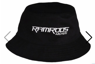 Ramrods Hat Bucket Reversible Black and White