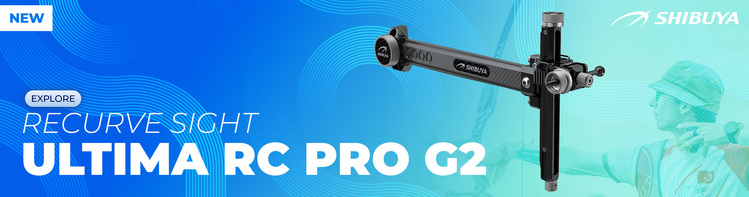 SHIBUYA ULTIMA RC PRO G2 520 SINGLE MOUNT RECURVE SIGHT