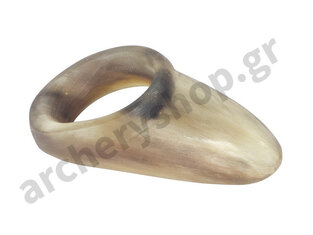 White Feather Thumb Ring