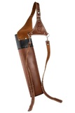 Buck Trail Traditional Back Quiver Husky 53cm Leather With Adjustable Belts