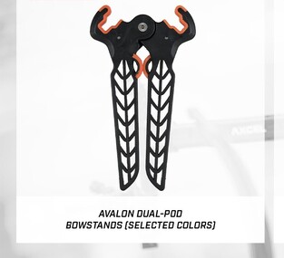 COMPOUND BOWSTANDS DUAL-POD STAND WITH LIMB PROTECTION