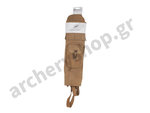 White Feather Back Quiver Water Brown