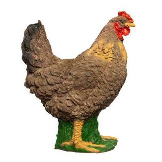 3D TARGET HEN - BROWN : L36 x W15 x H28cm GROUP 4
