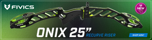 FIVICS ONIX 25" RECURVE RISER