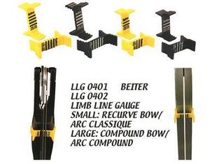 LIMBS LINE GAUGE SMALL FOR RECURVED BOWS YELLOW