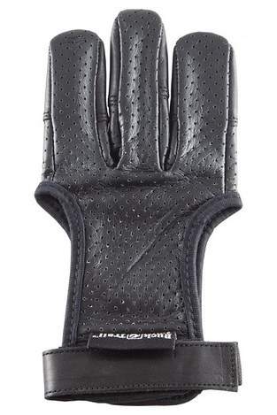 Buck Trail Retro Mesh Full Palm Leather Shooting Glove
