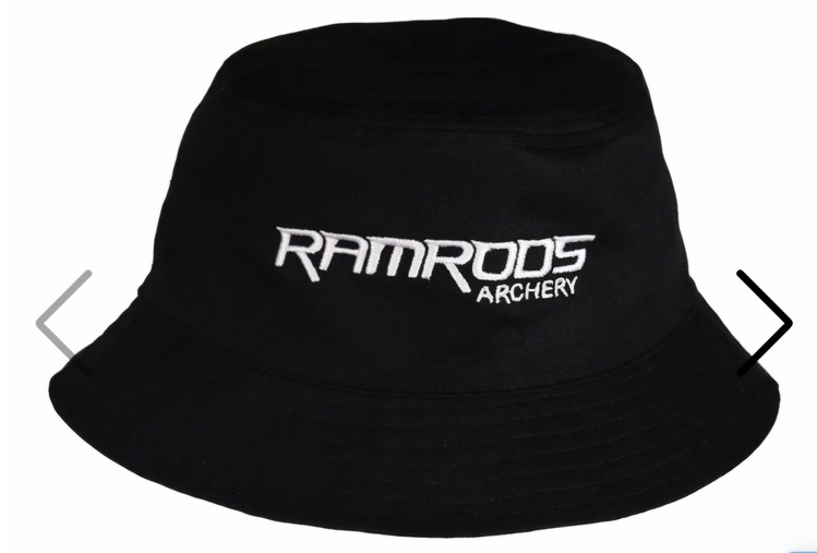 Ramrods Hat Bucket Reversible Black and White