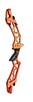 RISERS CNC EVOLIUM 25" RH ANODIZED ORANGE
