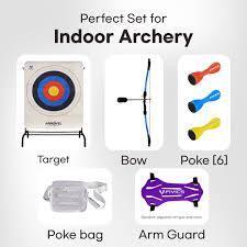 FIVICS RECREATIONAL BOW PACKAGE ARROVEL - TARGET/TARGET STAND/DARTS INCLUDED