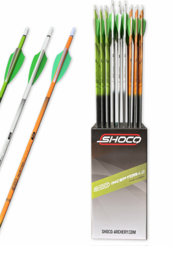 Shocq Arrow Inceptor 4.2 with Vanes 72 pk /Point Installed
