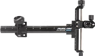 RECURVE SIGHTS CLASSIC CARBON LH ANODIZE BLACK/BLACK