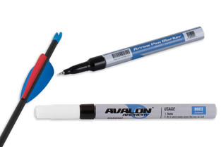 Avalon Arrow Marker Pen 0.7mm White