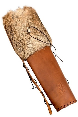 Buck Trail Traditional Back Quiver Montana With Furr 45cm Leather