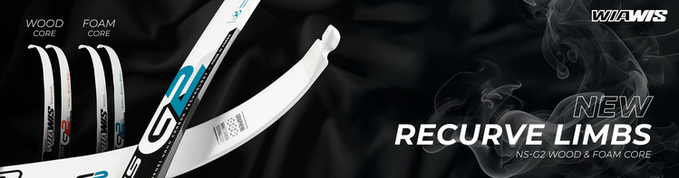  WIAWIS NS-G2 CARBON WOOD RECURVE LIMBS