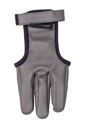 Buck Trail Cadet Grey Full Palm Leather Shooting Glove