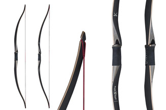 Buck Trail Metis 60" Ambidextrous Hybrid Bow With Black Glass