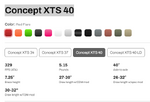 Hoyt Compound Bow Concept XTS 40 LD HBX ,TDM,CDM